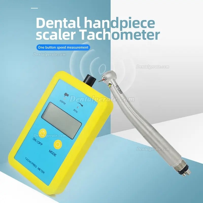 Drehzahlmesser f&uuml;r Dentalhandst&uuml;cke und Frequenzmesser f&uuml;r Ultraschall-Scaler